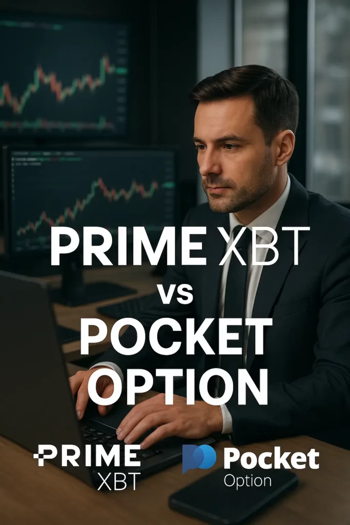 Who are PrimeXBT and Pocket Option designed for.